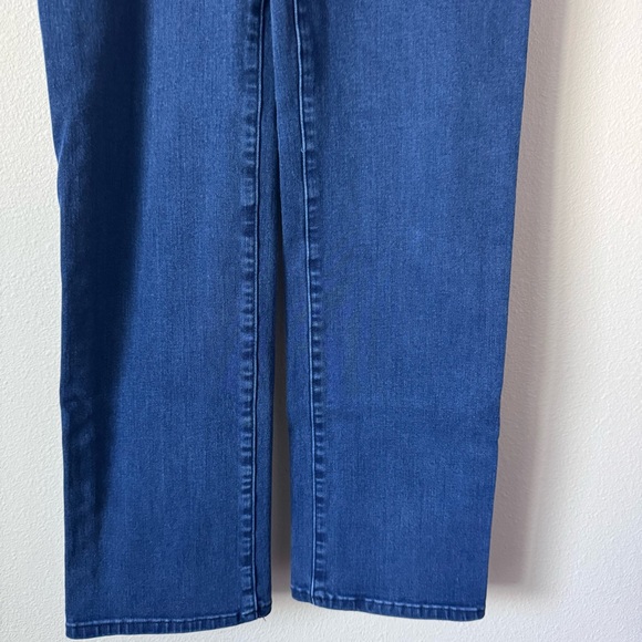 Betabrand Dark Blue Straight Leg Jeans - Picture 5 of 10